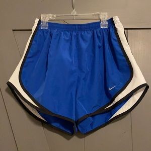 Blue Nike shorts